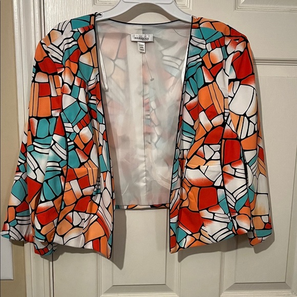 brannan woman Jackets & Blazers - Colorful Geometric Blazer